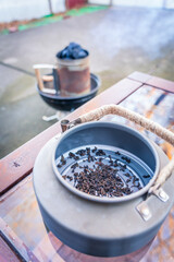 Backyard Camping and Tea Baking