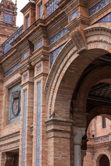 Obraz premium Architecture Plaza de España, Sevilla, Spain