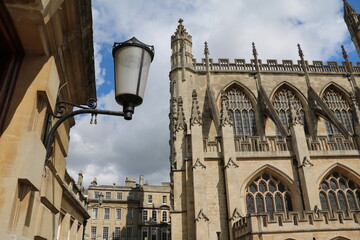 Fototapeta na wymiar Old city of Bath in Somerset, England Great Britain