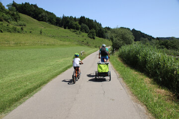 Familien-Radtour im idyllischen Allgäu