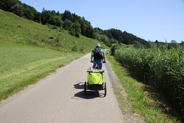 Mit dem Mountainbike unterwegs im Allgäu