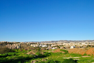 Fototapeta na wymiar view of town in Cyprus