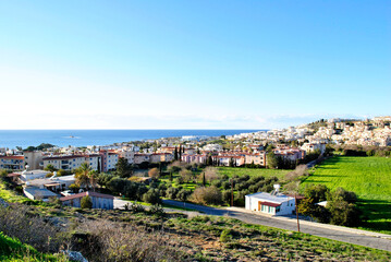 Obraz premium view of the city in cyprus