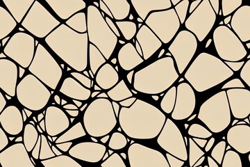 Fototapeta premium Beige background with a repeating chain motif. It's a ial picture. Generative AI
