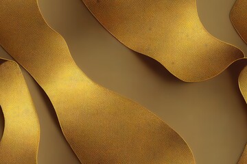 Gold Link Chains with a Skin Design. Creating art for use in fashion illustration and backdrop design. Generative AI