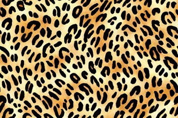 Fototapeta premium Leopard print, animal print, and leopard fur all have the same seamless quality. Generative AI