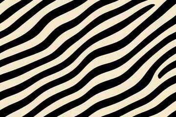Genuine, wave-patterned zebra skin that is seamless. It's a ial picture. Generative AI