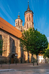 Fototapeta na wymiar St Johannis Church, market church in Goettingen