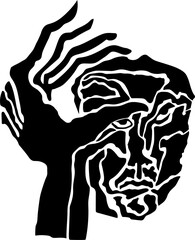 Silueta, Humana, Ilustración, Vector, Arte