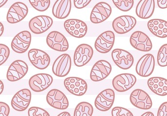Easter eggs seamless spring pattern for kids clothes print and notebooks and wrapping paper and fabrics