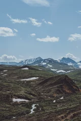 Photo sur Plexiglas Denali landscape with sky