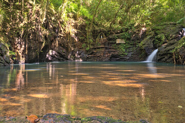 Concepcion Falls on Coron Island without visitors