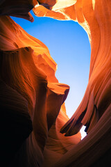 mystical forms within antelope canyon
