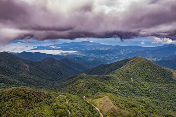 Plakat Serra da Bocaina National Park. Pedra da Macela site and several trails for travelers.