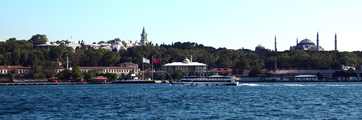 Fototapeta na wymiar Bosporus Straight Turkey Istanbul