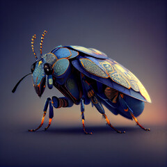 Colorful beetle