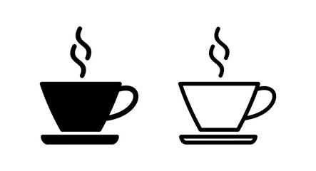 coffee cup icon vector illustration. cup a coffee sign and symbol