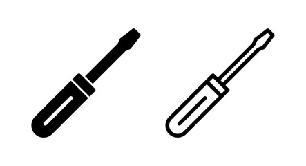 Screwdriver icon vector illustration. tools sign and symbol