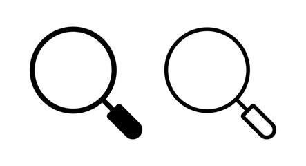 Search icon vector illustration. search magnifying glass sign and symbol