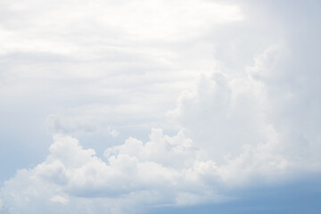 Blue and white cloudscape
