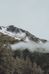 Mountains around Whittier Alaska