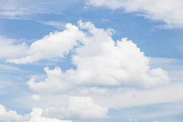 Blue and white cloudscape
