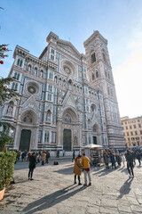 Naklejka na ściany i meble The cathedral of Florence (Duomo di Firenze), Santa Maria del Fiore in Italy 