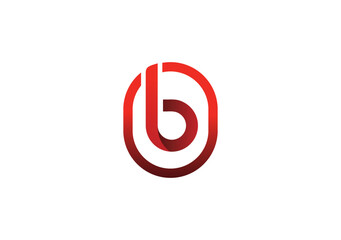 Lettermark logo letter B