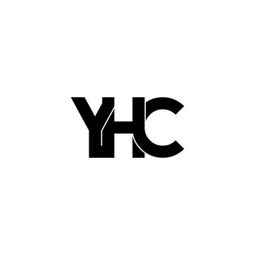 yhc letter initial monogram logo design