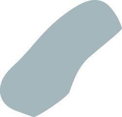 Grey abstract shape illustration