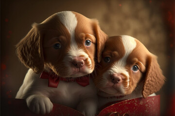 Valentine's Day Puppies