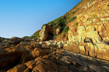 Longdong Bay at Northeast coast of Taiwan (New Taipei City and Yilan) National Scenic Area.