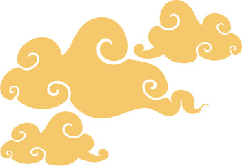 Chinese clouds illustration