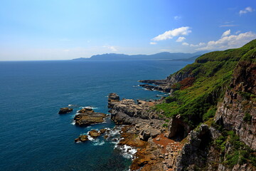 Longdong Bay at Northeast coast of Taiwan (New Taipei City and Yilan) National Scenic Area.