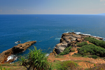 Longdong Bay at Northeast coast of Taiwan (New Taipei City and Yilan) National Scenic Area.