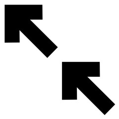 double up left arrows icon