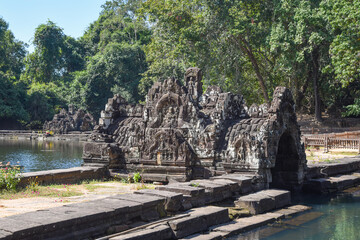 Neak Pean Temple, Angkor, Cambodia