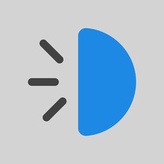 Thirty minutes icon in flat style, use for website mobile app presentation