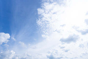 Beautiful clouds and blue sky