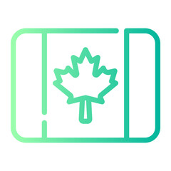 canada gradient icon