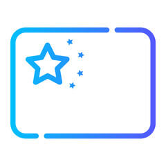 china gradient icon