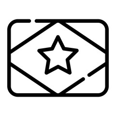 Obraz premium saba_island line icon