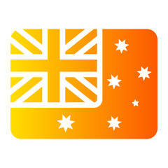 australia gradient icon