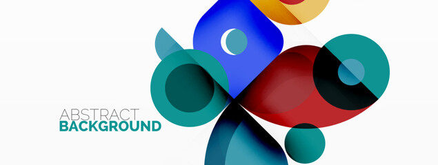 Colorful geometric pattern, minimal abstract background for wallpaper, banner, presentation