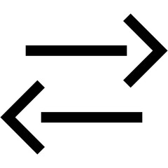 arrow navigation pointer directional line icon