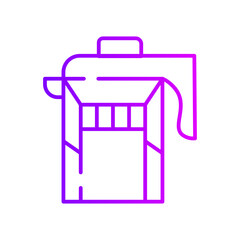 water filter gradient icon