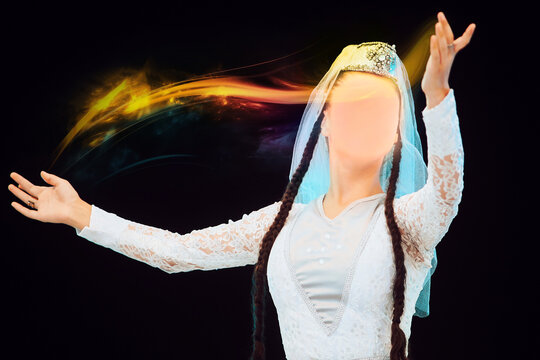 Georgian Folklore Girl Princess. Hands in air, magic The good The Good Fairy Ads 