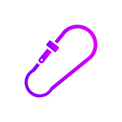 carabiner gradient icon