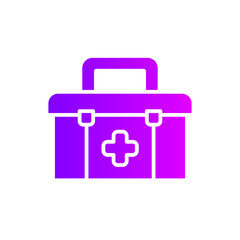 first aid gradient icon