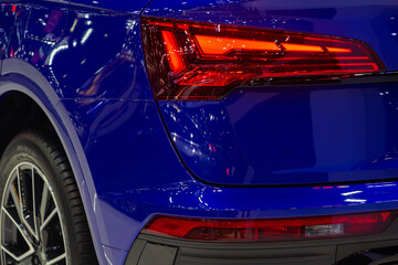 Obraz na płótnie Canvas Projector rear lights are LED lights for new cars.